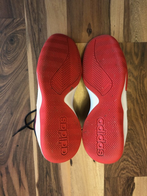 Adidas Own the Game Black/White/Red - Size 7
