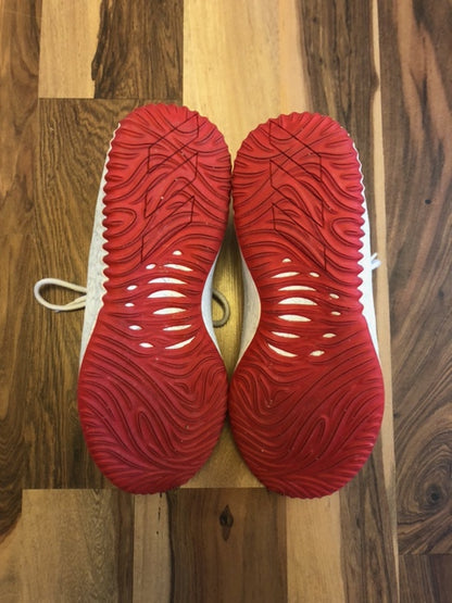 Adidas Dame 4 White/Red - Size 12