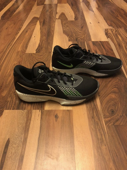 Nike GT Cut Academy Black/White/Green - Size 11