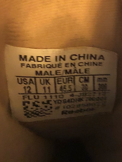 Reebok Zig Tech White/Maroon/Tan - Size 12