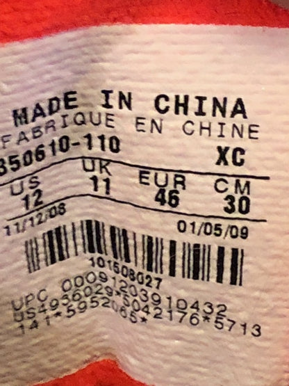 Jordan 1 Flight - White/Red/Black - Size 12