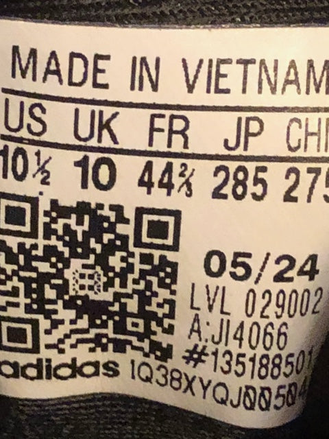 Adidas Anthony Edwards AE-1 Gray/Black - Size 10.5