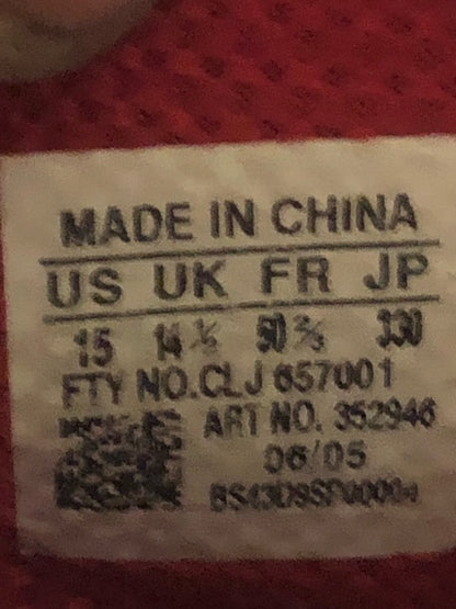 Adidas Game Day Lightning White/Red - Size 15