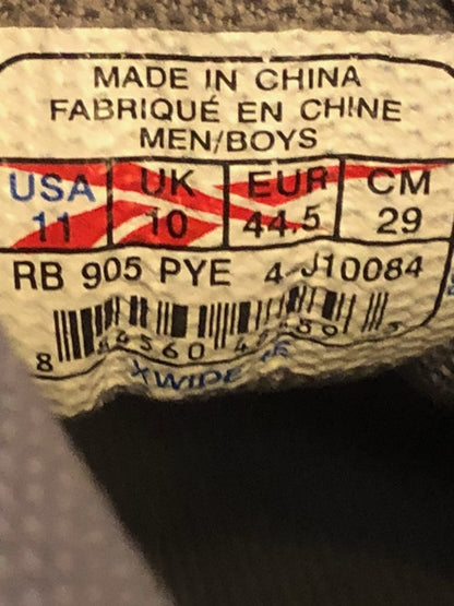 Reebok White/Gray - Size 11
