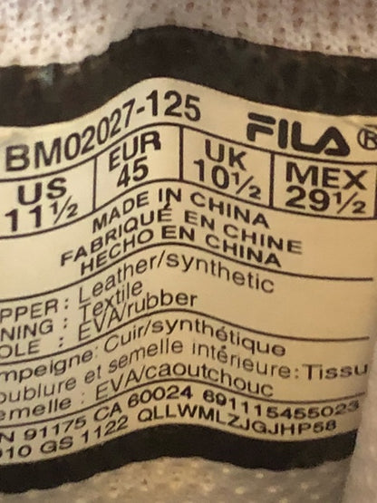 FILA Grant Hill Restomod White/Black - Size 11.5