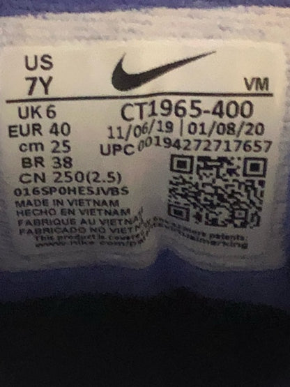 Nike Air Max 97 - Blue/White/Purple - Size 7Y