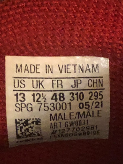 Adidas Trainers Red/White - Size 13