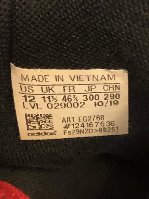 Adidas James Harden Step Back Red/White/Black - Size 12