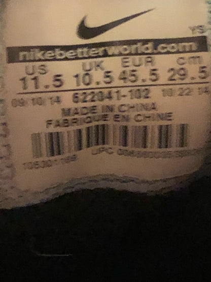 Nike Fly Wire White/Black - Size 11.5