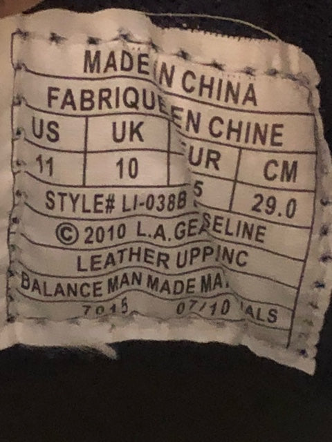 LA Gear White/Black - Size 11