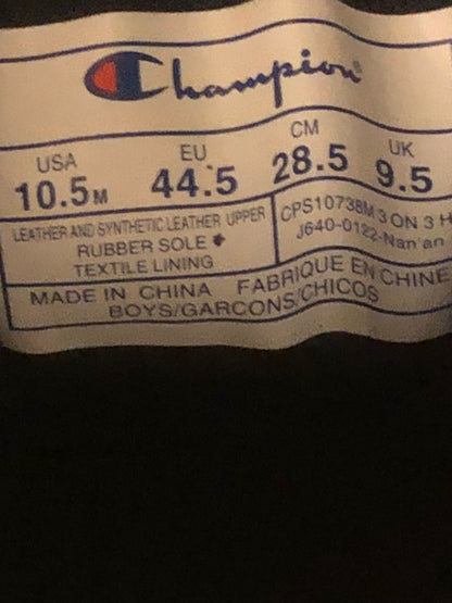 Champion 3 on 3 Red/White/Blue - Size 10.5
