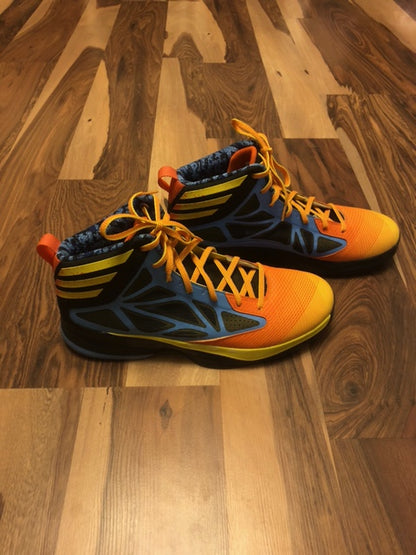 Adidas Crazy Fast Orange/Blue/Yellow - Size 10.5