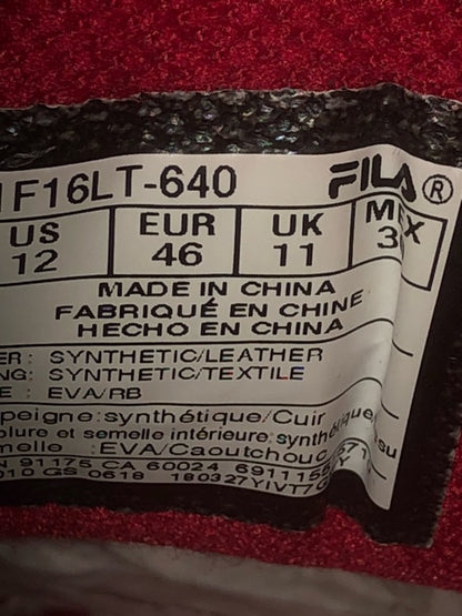 Fila Red - Size 12