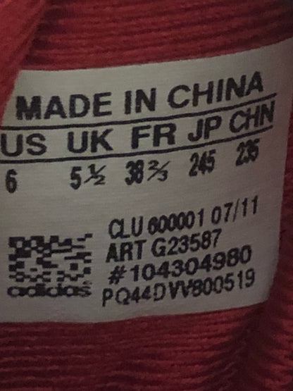 Adidas Derrick Rose - Black/Red/White - Size 6