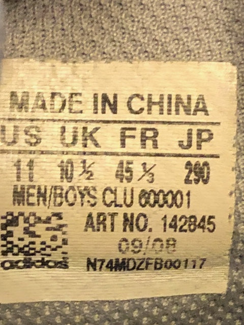 Adidas Pro Team Black/White - Size 11