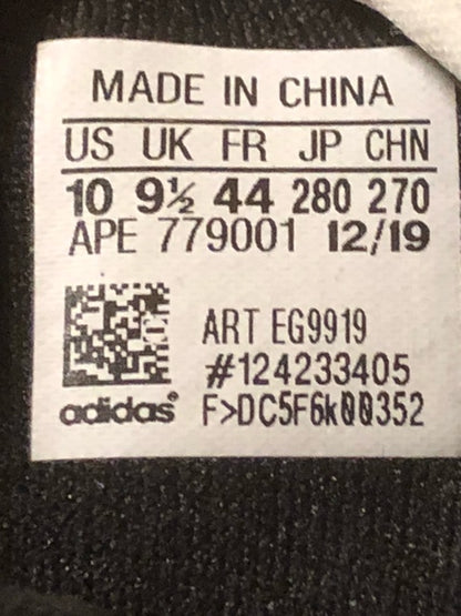 Adidas Pharrell Williams 0-60 Black/White - Size 10