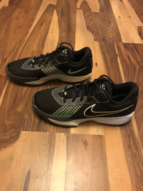 Nike GT Cut Academy Black/White/Green - Size 11