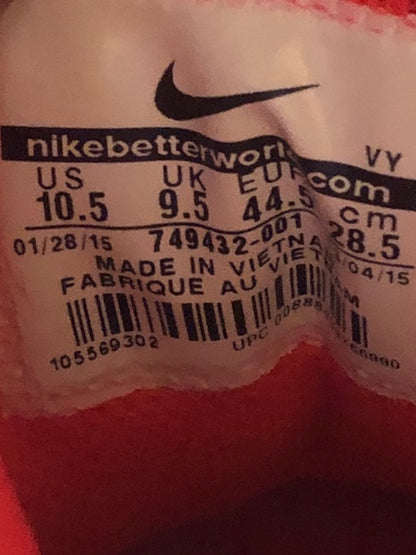 Nike Max Zoom Red/Black/Yellow - Size 10.5