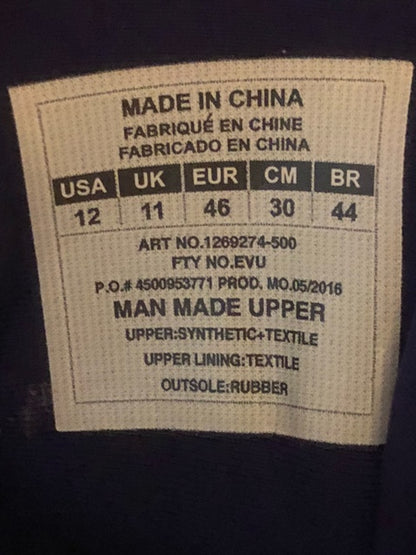 Under Armour Charge White/Purple - Size 12