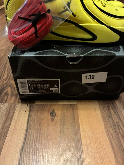 Nike Tatum 4 Yellow, Black - Size 10.5