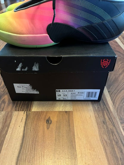 Adidas Don 7 Black Yellow - Size 10