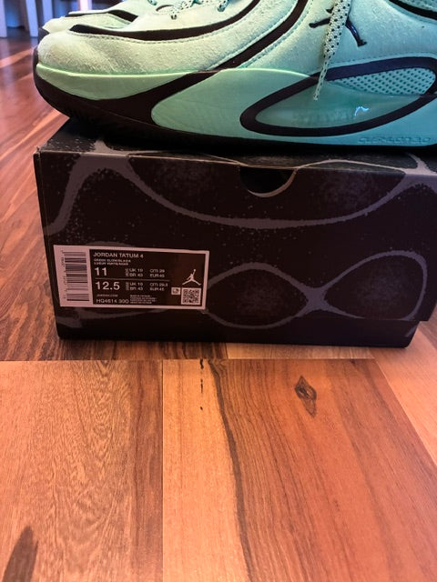 Nike Tatum 4 Green, Black - Size 11