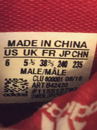 Adidas Crazy Explosive Red/White - Size 6