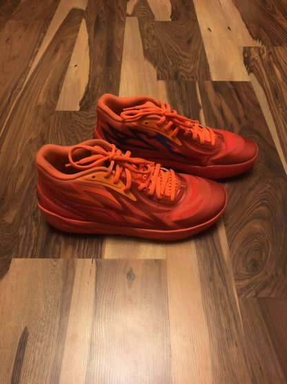 Puma Lamelo Ball MB.02 Orange - Size 10.5